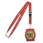 Harry Potter Platform 9 3/4 Hogwarts Express Lanyard ID Badge Holder Keychain