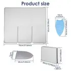 Iron Mat 27.5 inch Foldable Travel Ironing Pad Portable Quilted Pad Heat WaxRa