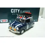 【現貨特價】1:18 MOTORMAX MINI COOPER 1961 深藍迷你 ※合金可開※