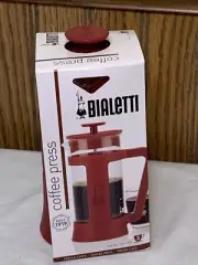 French Press Coffee Maker Portable 3 Cup Travel Iced Coffee NEW Bialetti