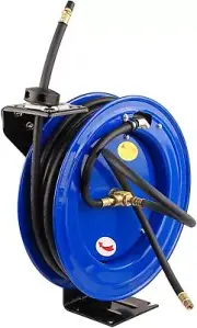Dynamic Power Air Hose Reel 15m - Heavy-Duty Steel, Auto Rewind, 15 Meter