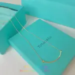 BG二手-TIFFANY & CO.蒂芙尼 T 系列 經典微笑 SMILE 笑臉 項鏈 鎖骨鏈 35189432 女款