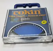 62mm Cokin 80A Blue Glass Lens filter 80 A France Coated 62 mm Camera Color 80-A