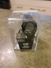 CASIO Solar Powered Lap Memory World Time Wrist Watch New in Box