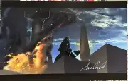 Comic Art 11x17 Annakin Skywalker. Signed By Livio Ramondelli.