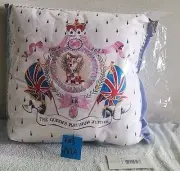 BNWT Cath Kidston Queen’s Platinum Jubilee Corgi Cushion Union Jack