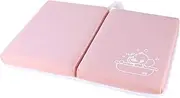 Bath Kneeling Pad - 1.5inch Thick Bath Kneeler Mat Non-Slip Rubber - Foldable Baby Bath Tub Mat for Parents - Large Safety Kneeling Pad for Baby Bathtime, Garden Work, Exercise - Pink