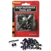 Metal Snap Fastener Tool Kit Leather Buttons Press Studs Grommet Set