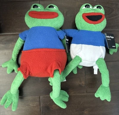 Pepe the Frog Plush Matt Furie Authentic New Baby Pepe Rare