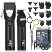 Hair Clippers for Men Professional- Beard Hair Trimmer Cordless Barber Clippers