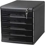 File Cabinet Desktop File Cabinet Multi-layer Lock Financial Bill Storage Cabinet Data Box for Home Office