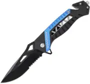 Smith & Wesson SW608BLS 8.5in High Carbon S.S. Folding Knife with 3.4in Serrated