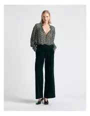 [Cue] Pine Japanese Cotton Corduroy Pant in Black