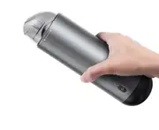 Car Vacuum Cleaner Space Capsule Wireless Vacuum Cleaner Mini Charging High Power Wet and Dry Dual-use-Silver