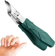 Ingrown Toenail Clippers, Heavy Duty Anti-Splash Nail Scissors with Curved Blade, Nail Clipper for Women, Elderly & Salon