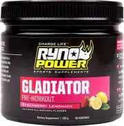 RYNO POWER Gladiator Pre-Workout Boosts GLAD-TUB 5101-0006
