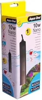 Aqua One Nano Plastic Preset Heater 10W Fighting Fish Betta Shrimp Tank 15044