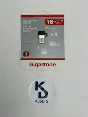 Gigastone (16GB) USB 3.1 + USB-C (Type C) 100MB/s Flash Drive