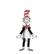 Fun Express Dr. Seuss The Cat in the Hat Honeycomb Hanging Decoration, 10" x 33