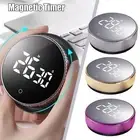 New LED Digital Timer Magnetic Yoga Countdown Stopwatch Kitchen Cooking Alarms