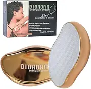 [DIOROAR] Crystal Hair Eraser,Upgrade Crystal Hair Remover,Physical Nano Glass Hair Removal Device,Painless Epilator and Exfoliator without Shaver for Quick Soft Silky Skin(Golden)