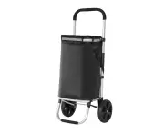 Foldable Aluminum Grocery Cart Trolley 45KG Capacity with Oxford Cloth Bag