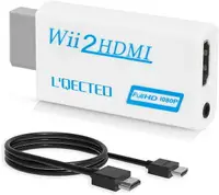 在飛比找樂天市場購物網優惠-【日本代購】LQECTED Wii To HDMI 轉換適配