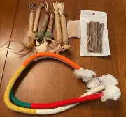 Cat Toys Cat Chew Toys, Silvervine Sticks Catnip Rope Toys for Cats Teeth Cleani