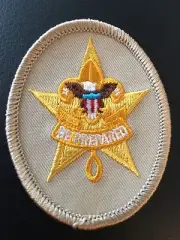 Star Rank Badge Emblem Patch BSA Since 1910 Backing