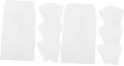 SEWACC 2sets 100pcs Blank Money Saving Envelopes Versatile Mailing Envelopes for Storing Cash Stamps and Seeds for Savings Challenge and Organizing Items 100pcs*2