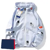 在飛比找momo購物網優惠-【巴黎精品】防曬外套情侶夾克(夏季超薄透氣防曬太空人男女外套