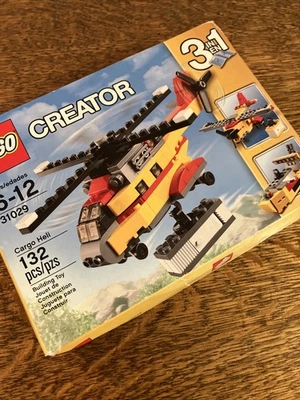 LEGO creator ages 6 To 12 “ Cargo Hell” Helicopter 3-in-One