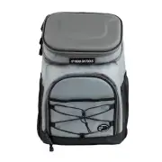 DEAD ON TOOLS Jobsite Lunch Box Tool Bag Zippered Top Tool Storage Gray/Black