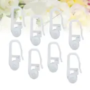 50 Pcs Universal Curtain Roller Curtain Track Drapery Hooks Bed Curtain Hooks