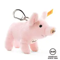 在飛比找PChome24h購物優惠-STEIFF德國金耳釦泰迪熊 - Pig 粉紅小豬 (經典鑰