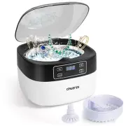 Limpiador ultrasónico para joyas, 40kHz, con pantalla LED táctil, 750ml