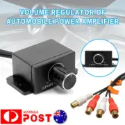 Universal Car Audio Amplifier Remote Level Rca Control Bass Boost Knob