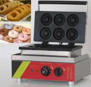 Donut Machine Maker Waffle Automatic Electric 6 Pieces Commercial Coffee Shop