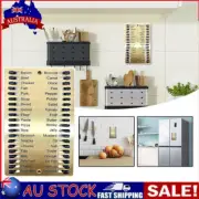 Reusable Shopping List Durable Memory Reminder Board Metal Grocery List Gi#C