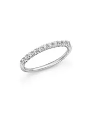 Diamond Band in 14K White Gold, .33 ct. t. w.