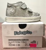 Falcotto Michael Shoes Silver Sparkles (New with box)