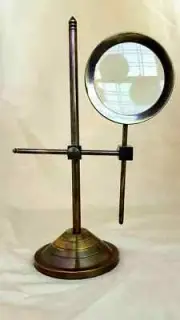 Collectible magnifier Maritime Adjustable stand Magnifying Antique Glass Desk
