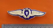 Chile Instructor Paratrooper Para Jump Wing Air Force Hallmarked Badge