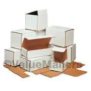 50 - 9x8x5 White Corrugated Shipping Packing Moving Box Boxes Mailers