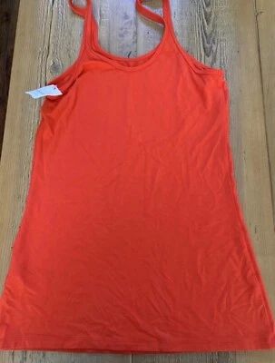 Alexander Wang Modal Spandex tank top Cola Red Size M BNWT