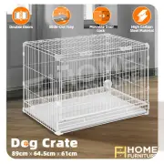 Dog Pet Crate Kennel Enclosure Cat Cage Puppy Pen Indoor Portable Metal Bunny