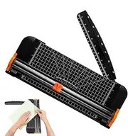 Paper Trimmer Cutter, Paper Slicer - Professional Accurate Multi-Function A4 Paper Cutter | Always Cut Straightening Tool, Precise Cutting Tool for Home, School, Card Project, and Workplace