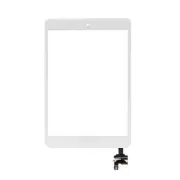 iPad mini 1 2 Touch Digitizer Screen + IC Connector Home Button Assembly (White)