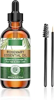 WELLCYPRESS Cold Pressed Rosemary Oil for Hair Growth & Strengthen Repair | Hexane Free, Pure Hair Oil with Coconut Oils | Damaged Hair Treatment for Dry Scalp