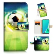 ( For Vivo Y22s ) Wallet Flip Case Cover AJ23575 Soccer Football